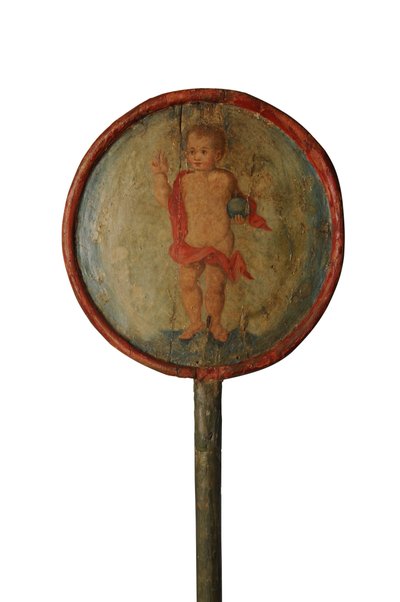 Processional Staff with Painted Decoration, Spain by Spanish School